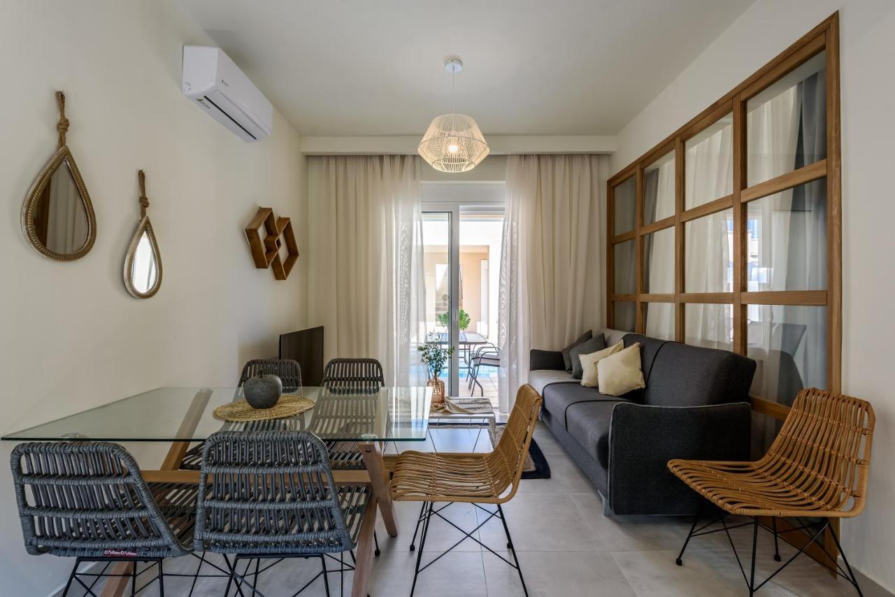 Azure Beach Villas Kíssamos Dış mekan fotoğraf