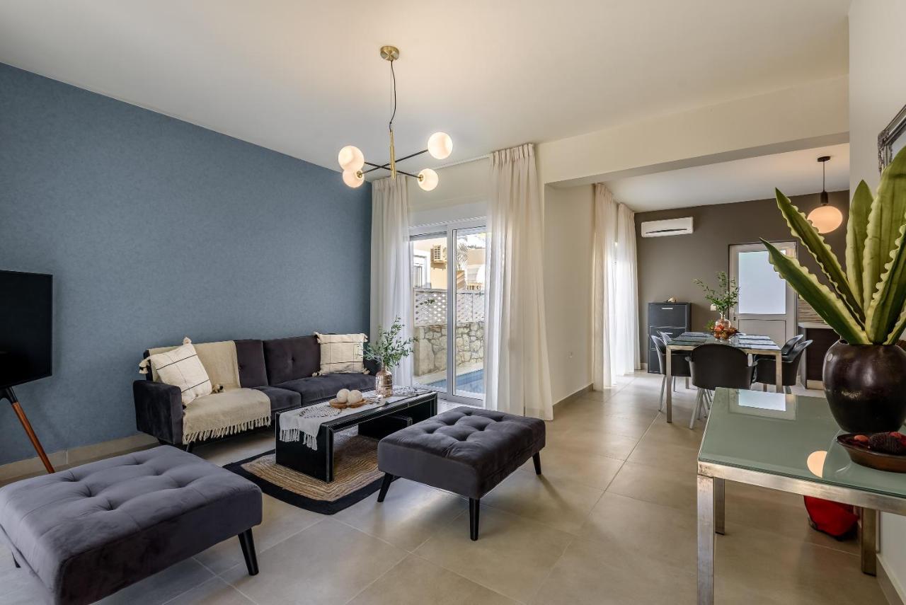 Azure Beach Villas Kíssamos Dış mekan fotoğraf