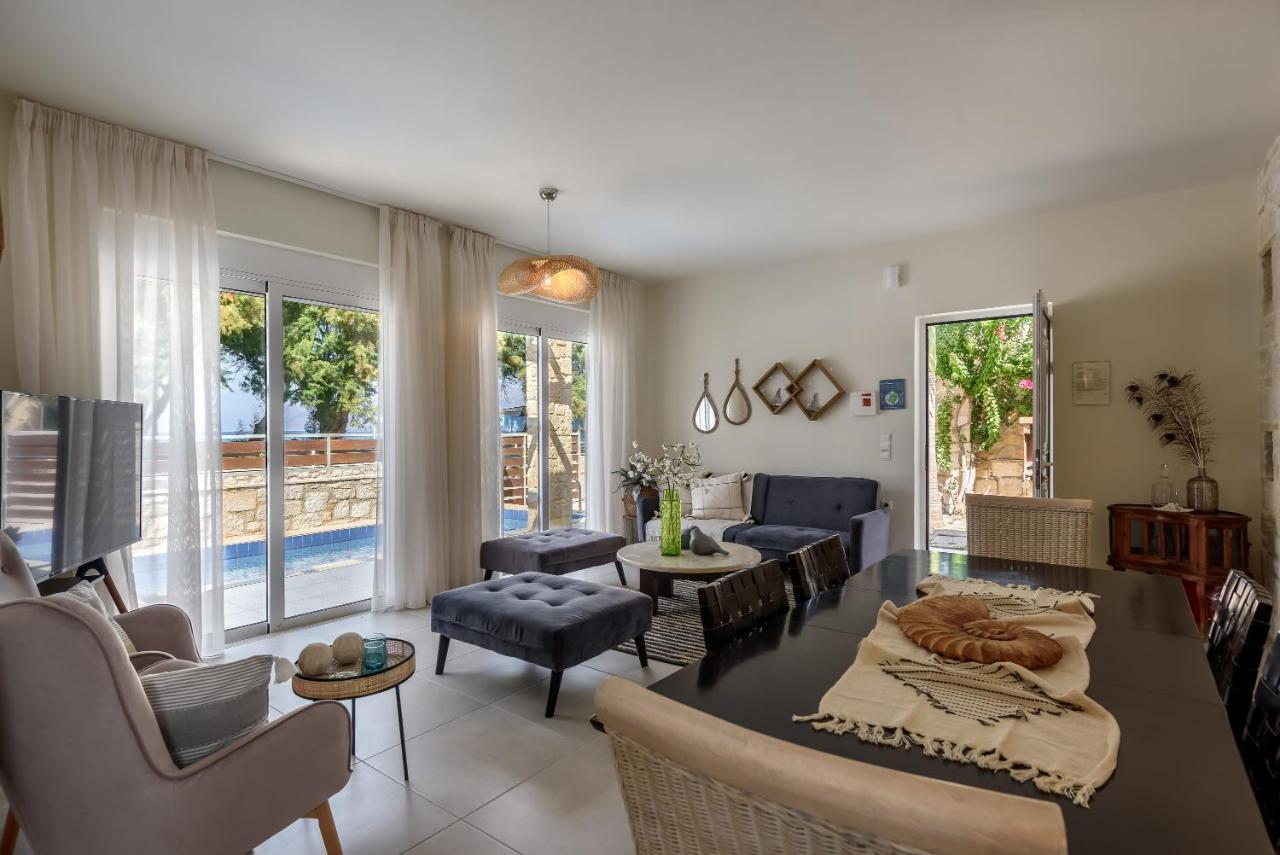 Azure Beach Villas Kíssamos Dış mekan fotoğraf
